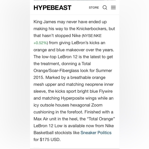 Nike Lebron 12 Low Cavs Classic. Men’s 10. Bright citrus white total orange soar - Picture 12 of 12